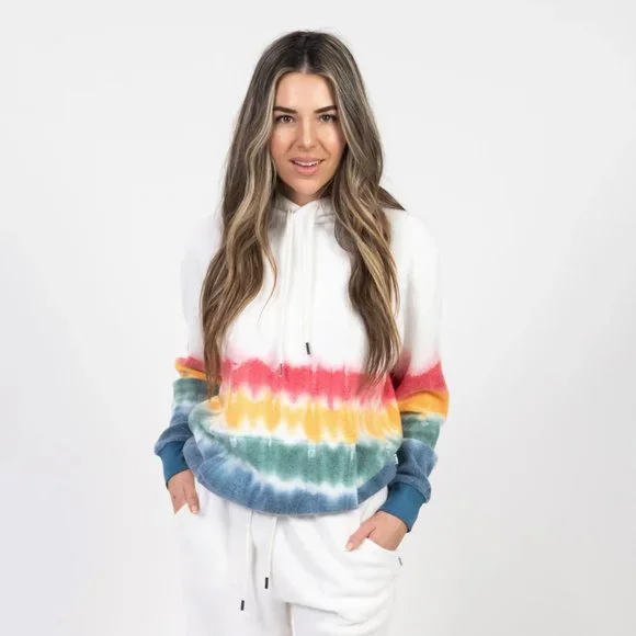 feat Tops Feat Blanket Blend Rainbow Tie Dye Hoodie Poshmark - Main Image